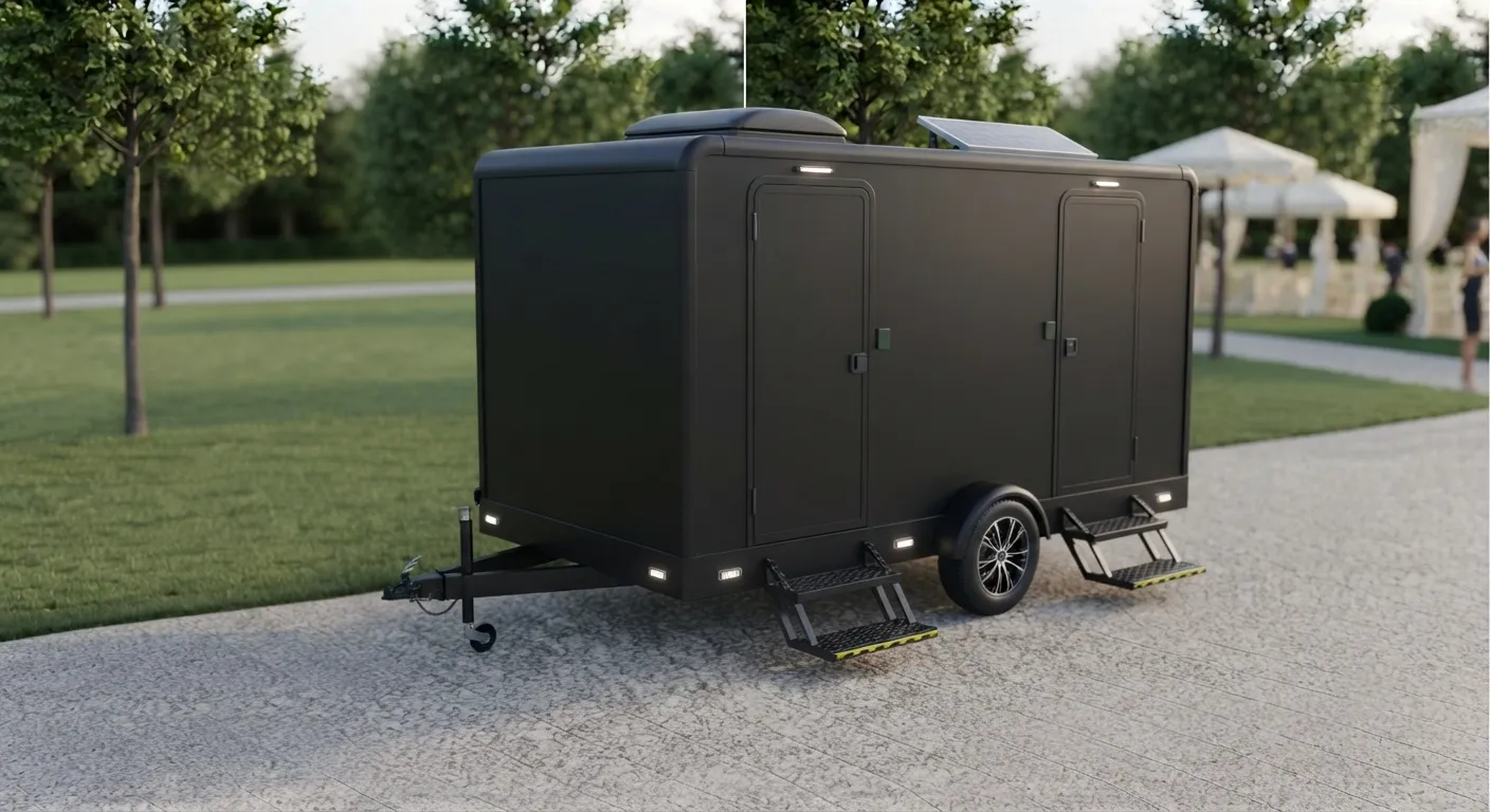 2 Stall Restroom Trailer in Irving, TX