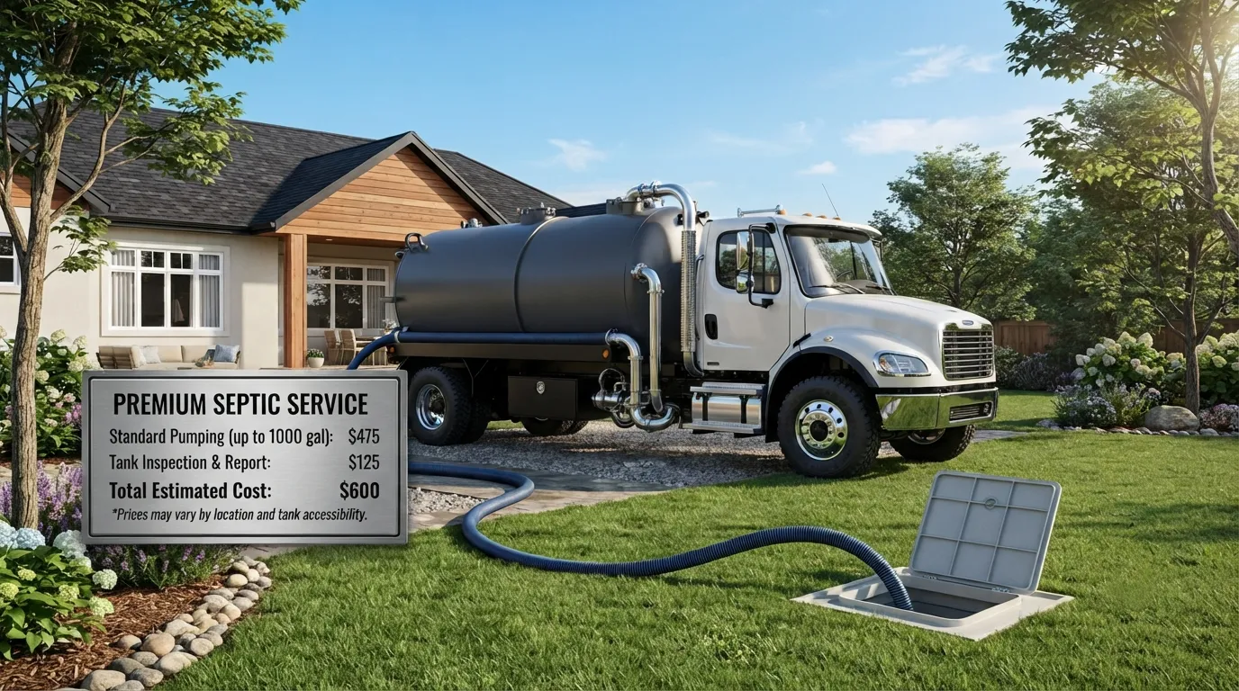 Septic Tank Pumping Cost in Irving, TX